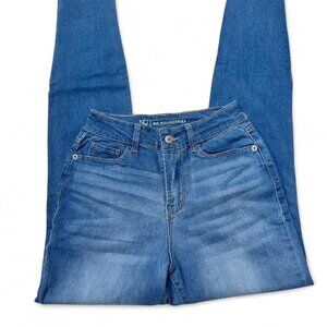 nobo blue high rise curvy skinny jeans